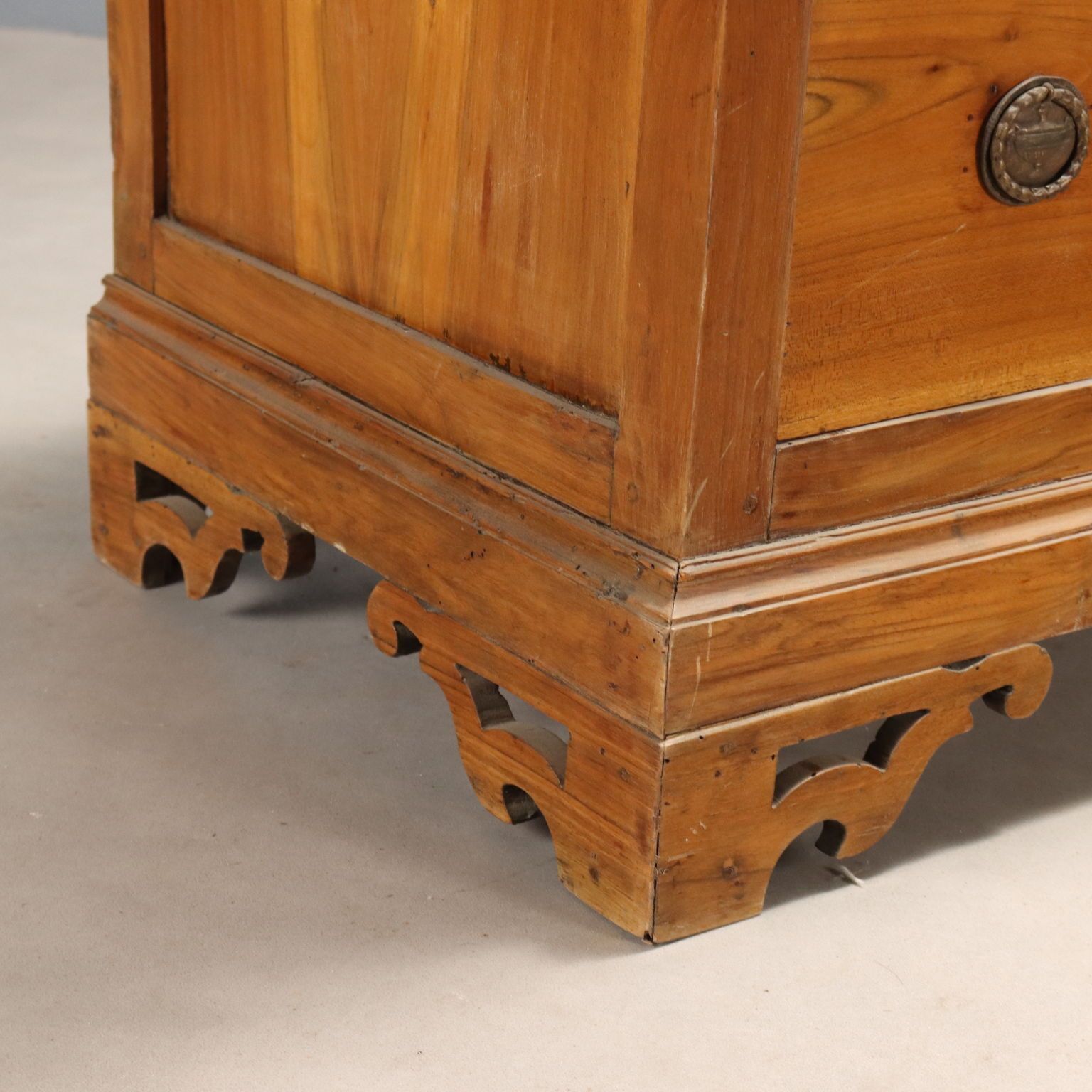 Antique Chest Of Drawers Cherrywood 3 Drawers XIX Century photo vinterior