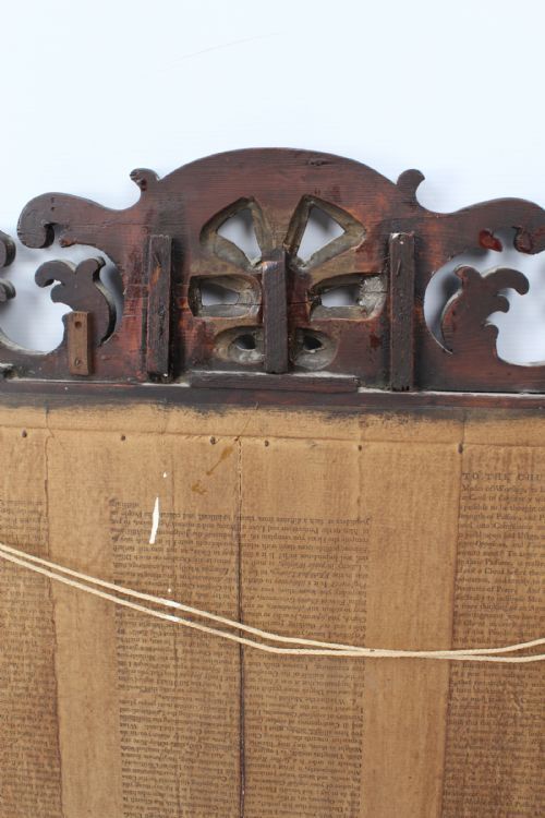 600.0 George II Walnut “Chippendale” Fretwork Mirror photo