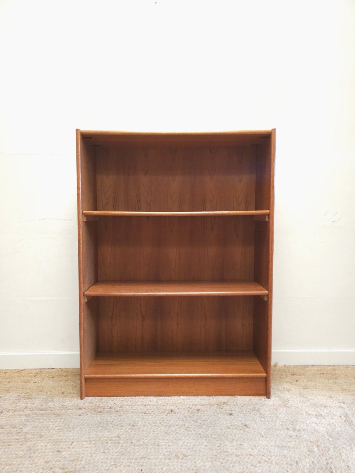 Mid Century Shelves Teak Vintage Freestanding Book Shelf Unit Retro Delivery