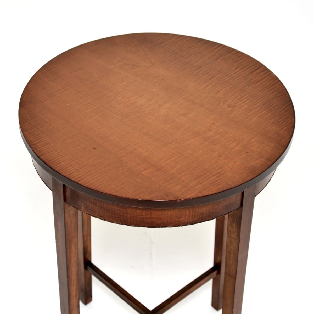 Antique Edwardian Satin Wood Occasional Side Table photo Furniture