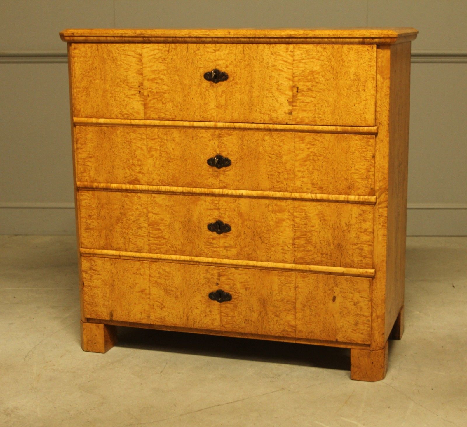 A 19th Century Swedish Masur Chest Of Drawers photo vintage