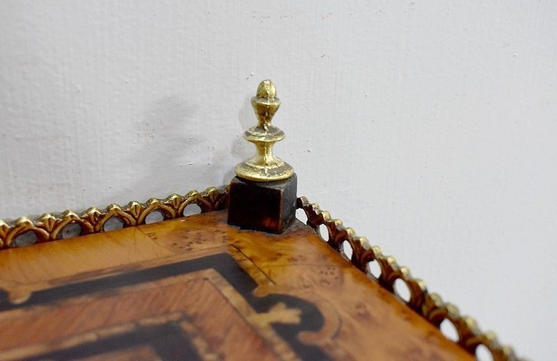 Cute Little Inlaid Serving Napoleon III photo vinterior