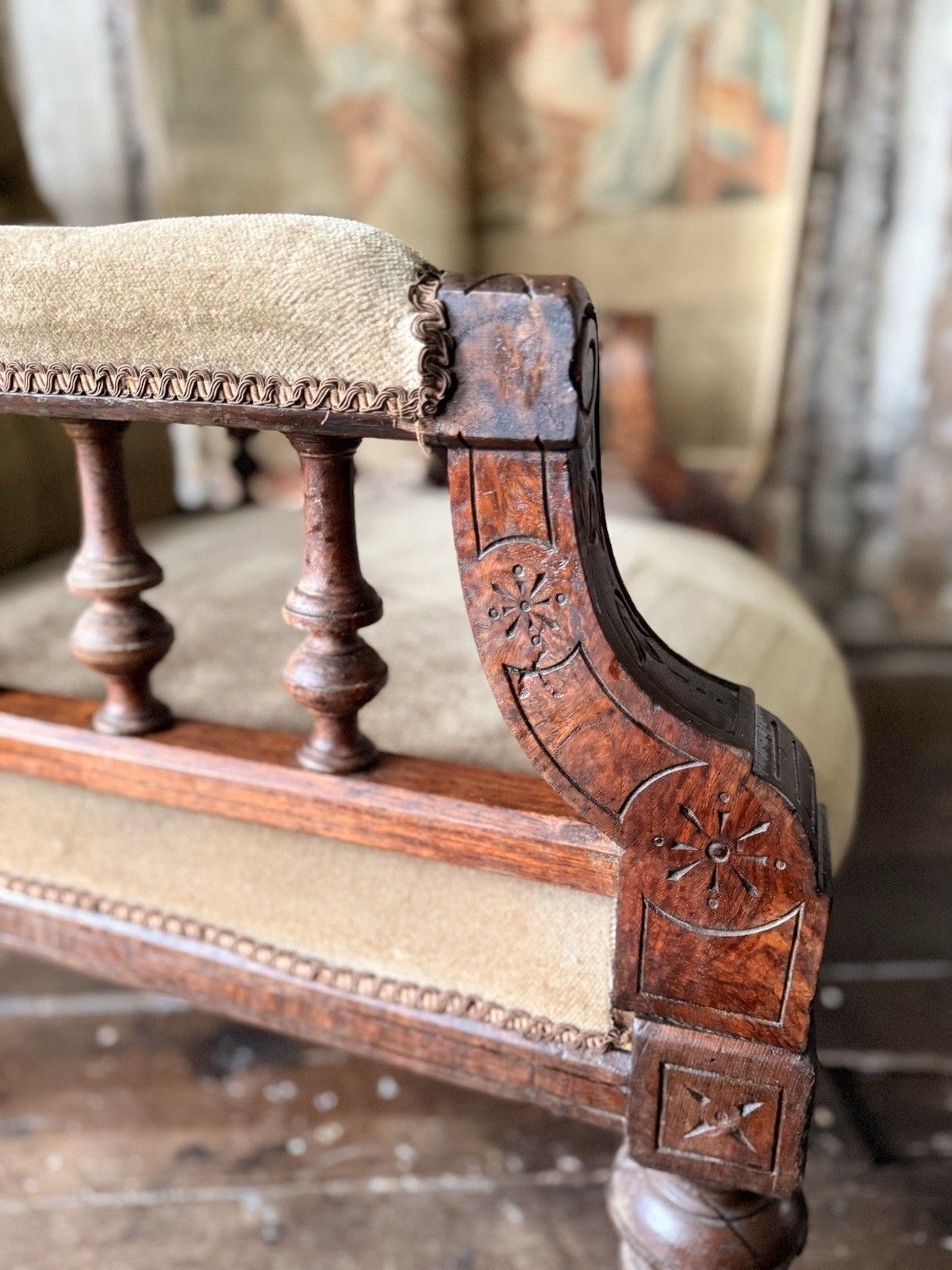 Substancial Original Antique Mahogany Gentlman's Fireside Library Armchair Chair photo buy
