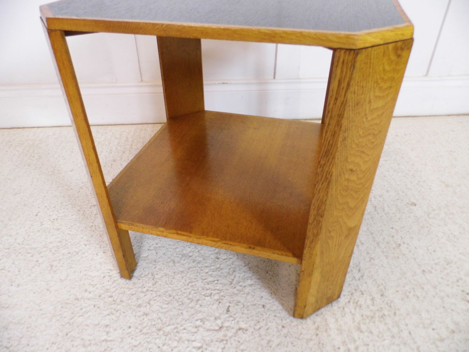 Vintage Ex Military Air Council Raf Oak Side Table By Wake And Dean 1950s photo 175.0