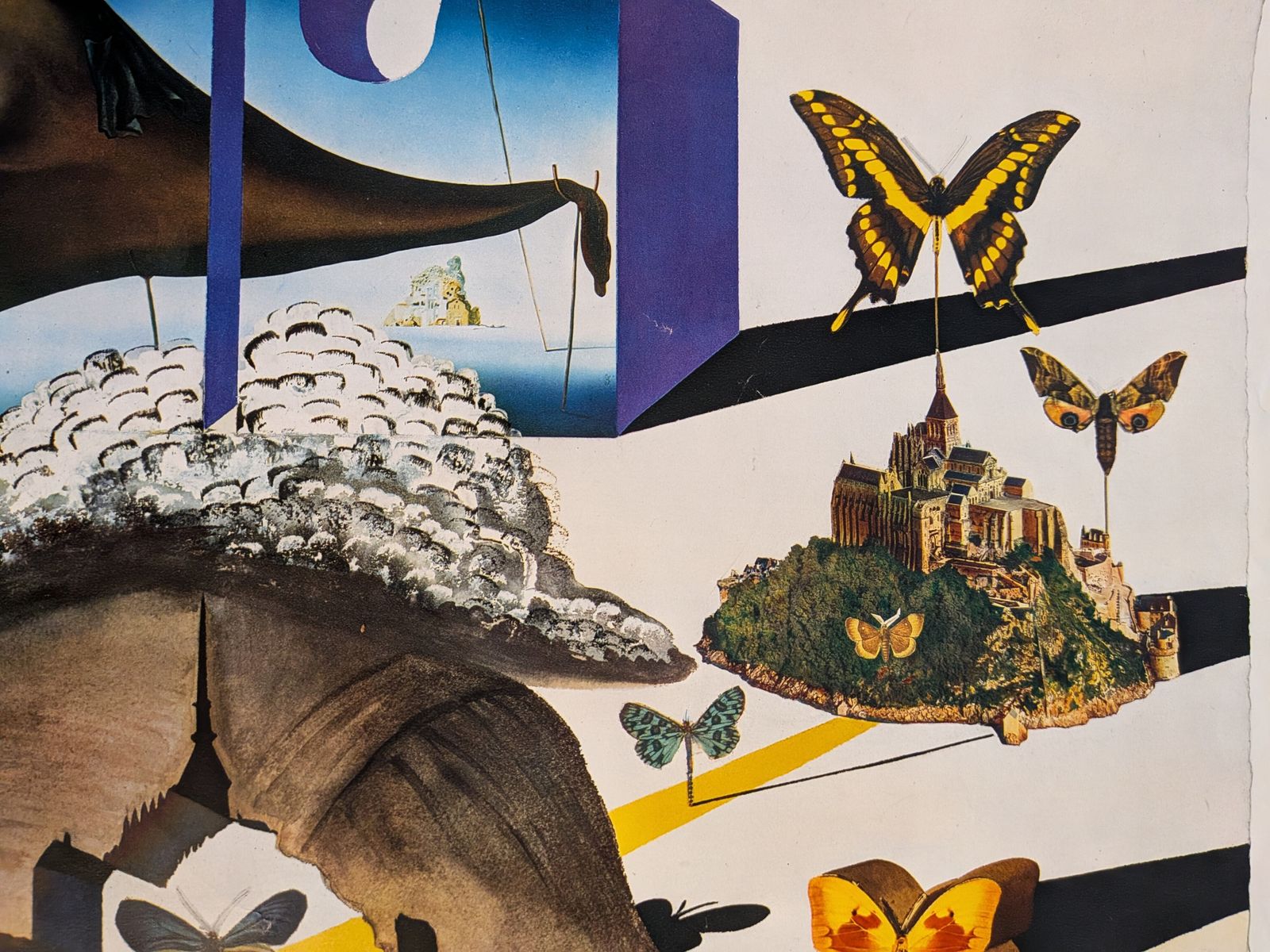 Salvador Dali French Railways Tourism Poster Genuine 1969 Poster photo buy