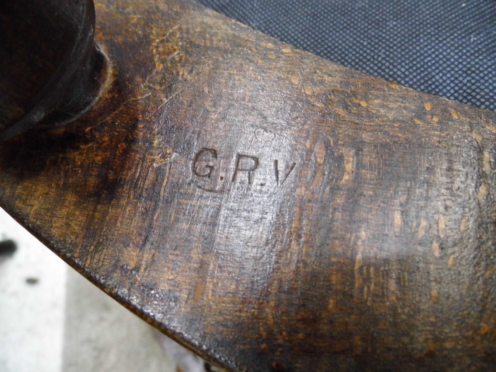 300.0 Vintage Ex Raf Oak Captains Desk Armchair By R H Mines Grv High Wycombe photo