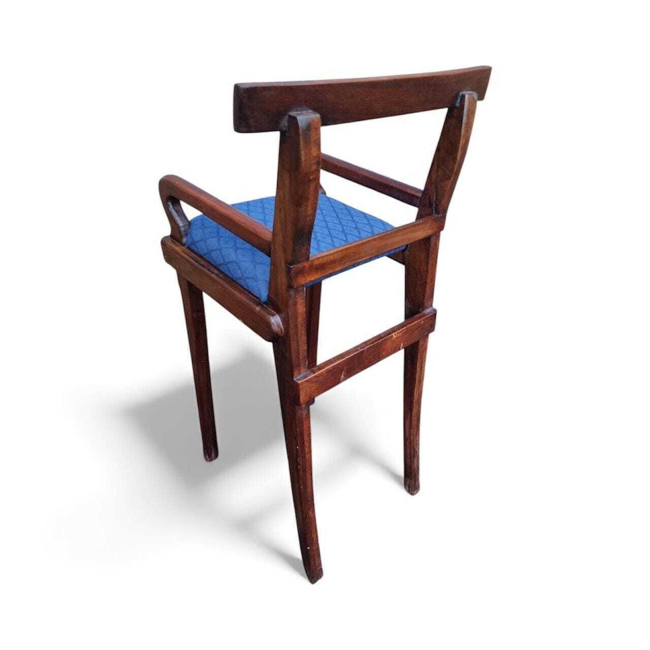 Vintage Children Wooden Chair With Arms / C. 1930 photo buy
