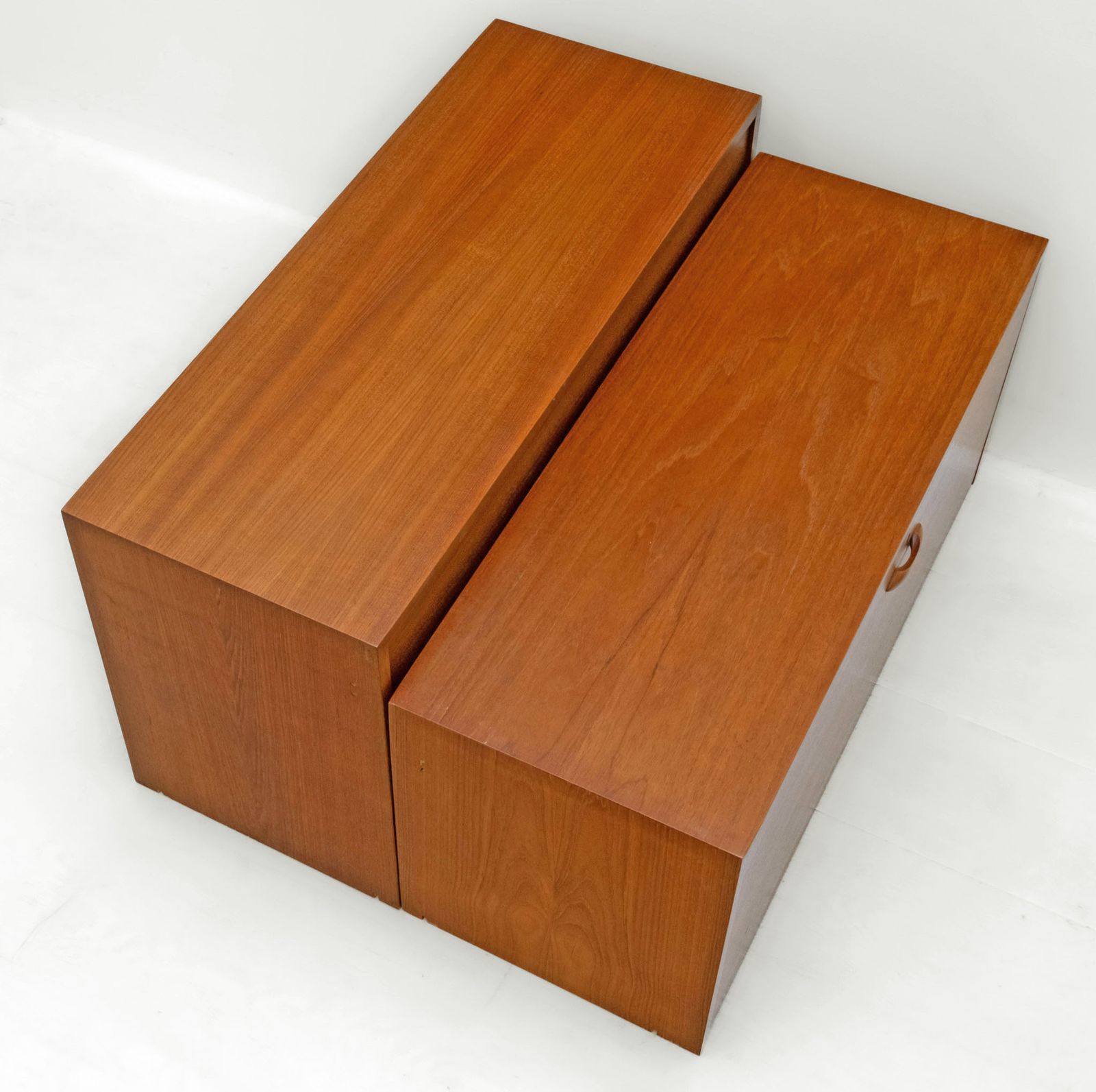 photo for sale Mid Century Ladderax Six Bay Shelving System, Desk Drinks Cabinet Staples