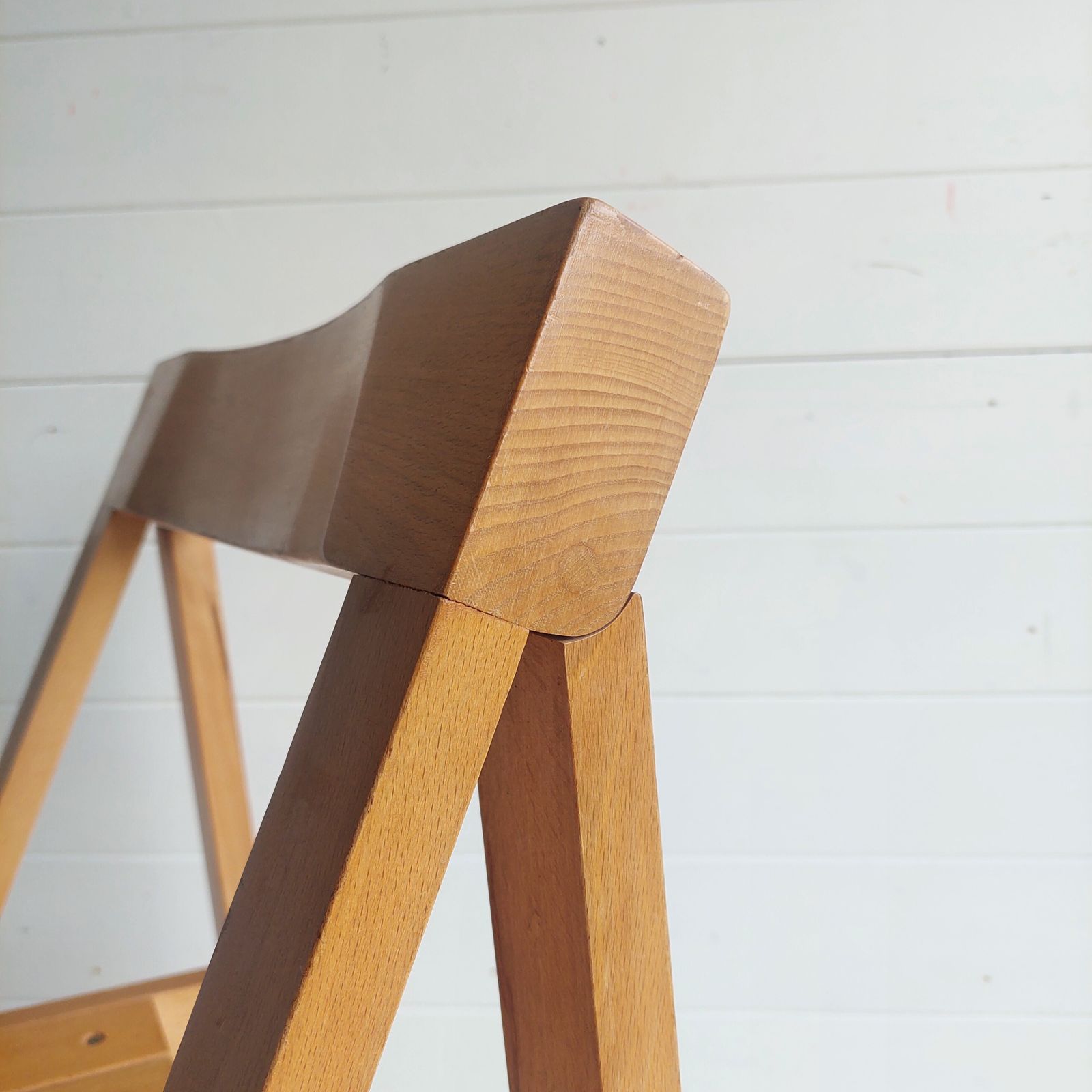 Mid Century Folding Chair By Aldo Jacober For Alberto Bazzani Trieste Beech Chair 60s photo furniture