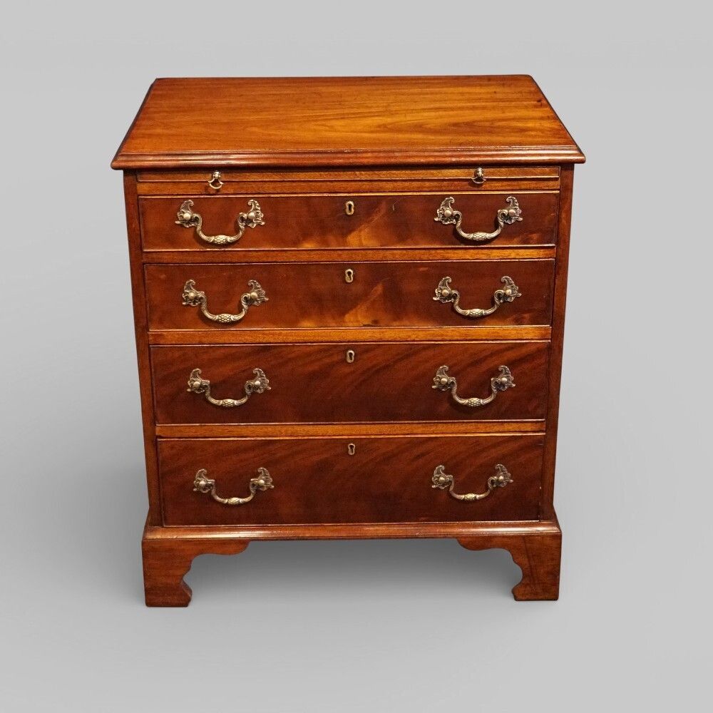 Small Antique Mahogany Chest Of Drawers