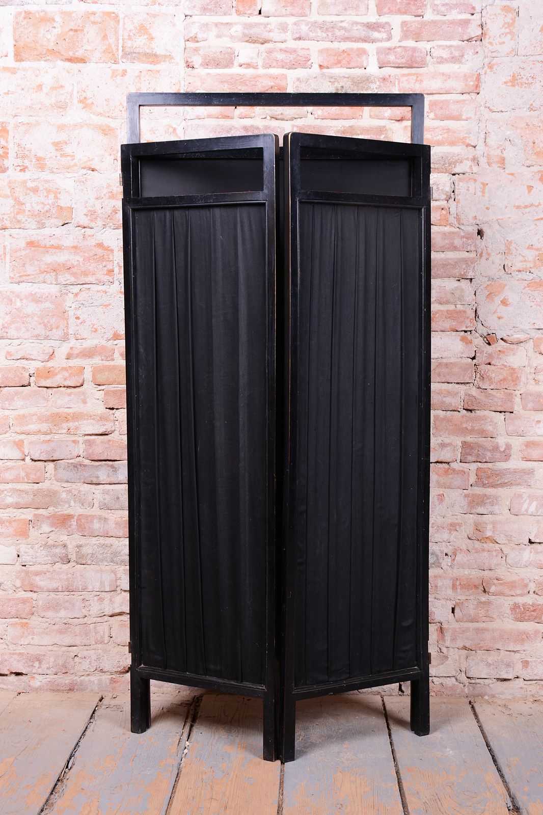 Restored Art Deco Folding Screen, Oak, Revived Polish, France, 1920s photo vintage