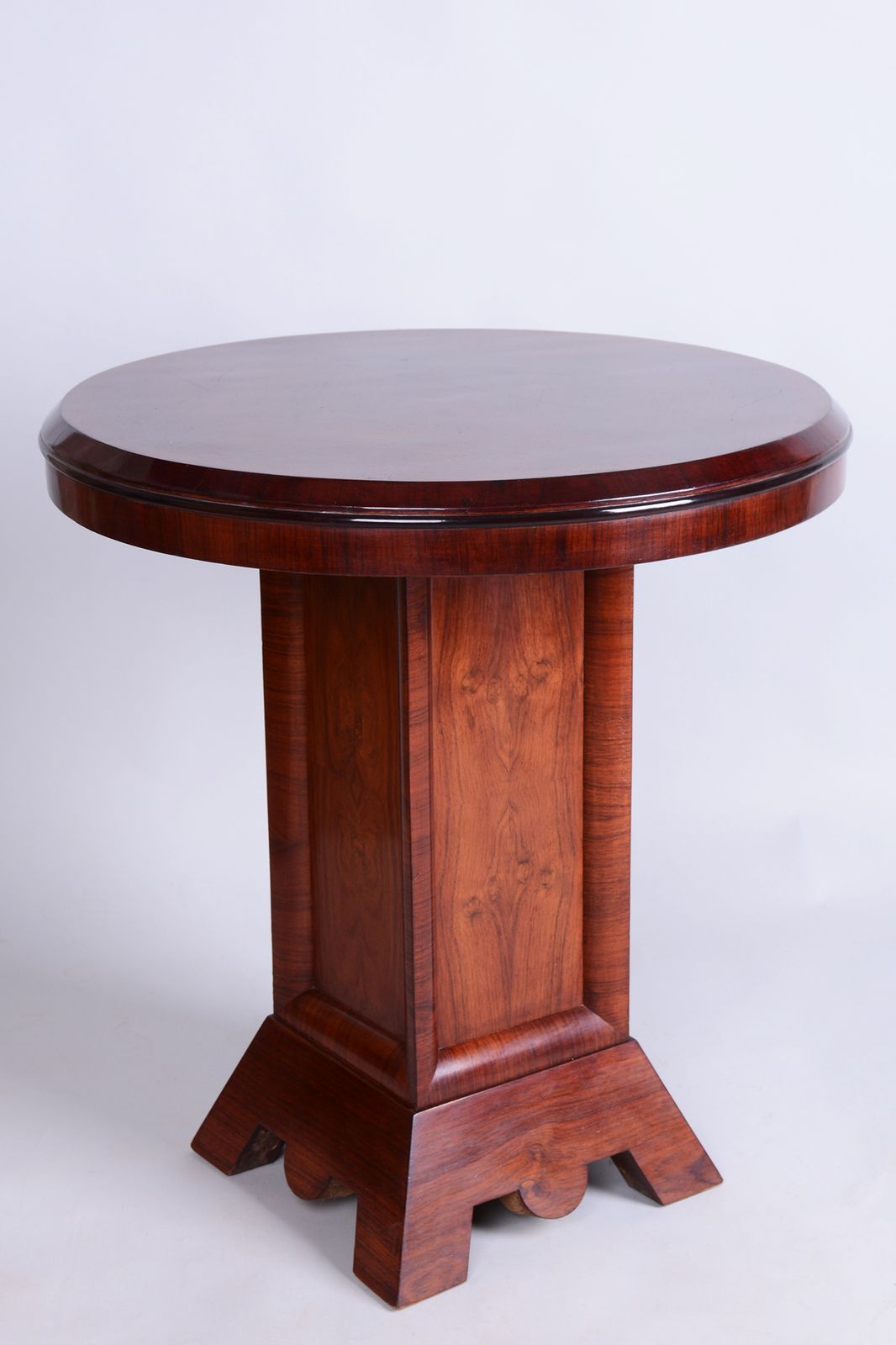 Restored Art Deco Coffee Table, Palisander, Revived Polish, France, 1920s