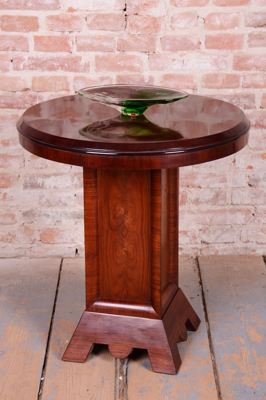Restored Art Deco Coffee Table, Palisander, Revived Polish, France, 1920s photo vintage