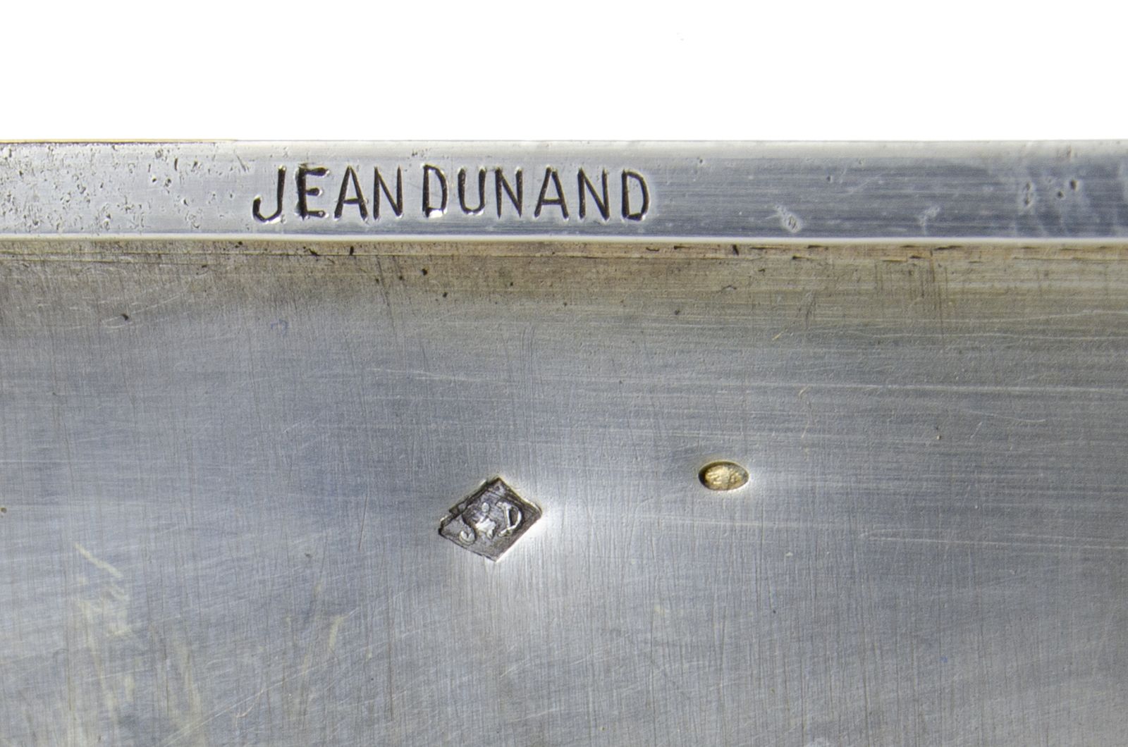 1930s Art Déco Black Lacquer And Gilded Bronze Cigarette Case By Jean Dunand, France photo vintage