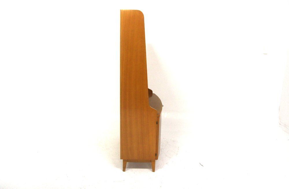 Swedish Modern Scandinavian Elm Bookcase, Sweden, 1940s photo for sale