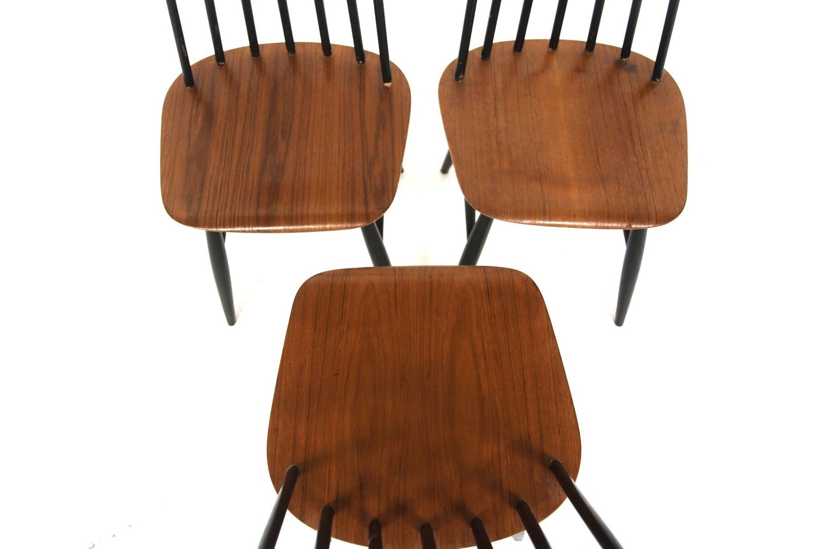 Teak Chairs By Jan Hallberg For Edsby Verken, Sweden, 1960, Set Of 3 photo 695.0
