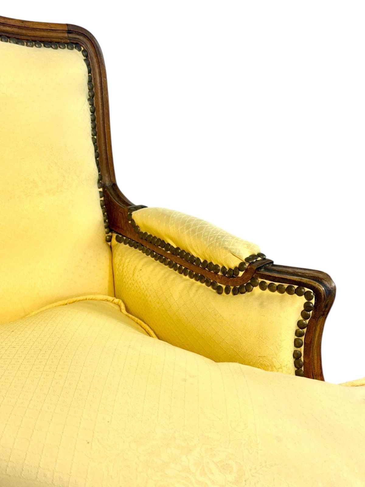 photo vinterior Pair Of Walnut Bergère Armchairs, France 19th Century
