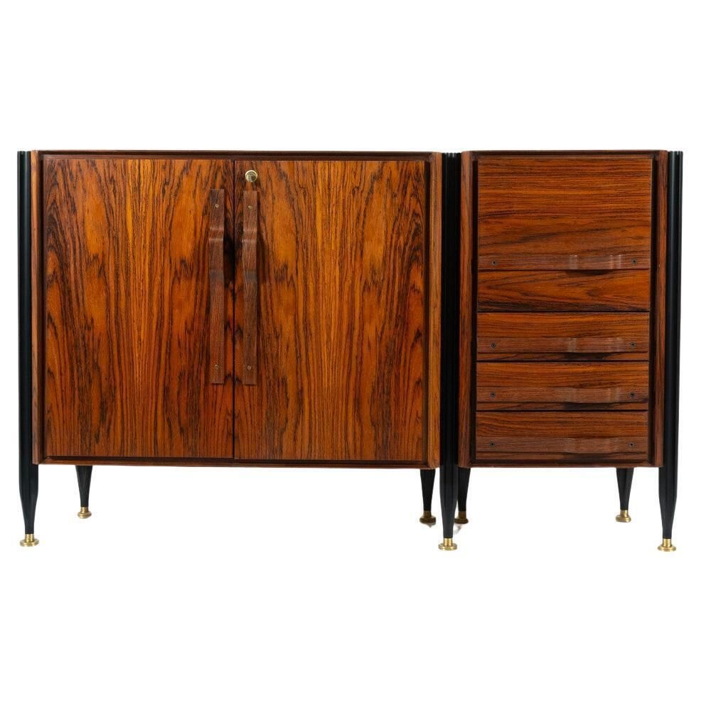 Mid Century Modern Chest, Wood, Italy, 1960s