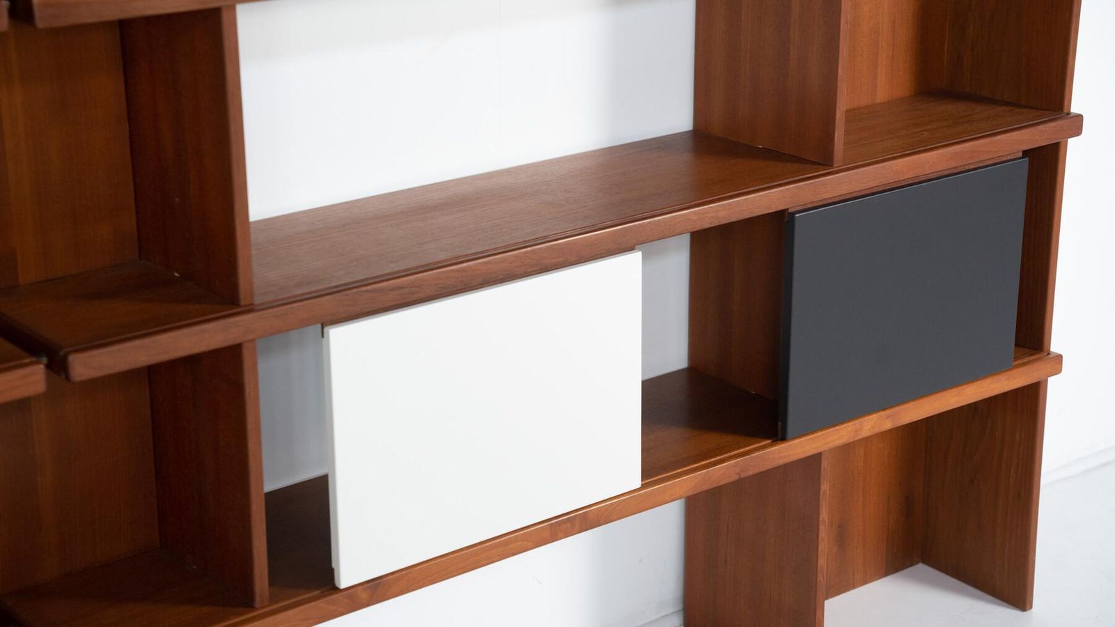 Mid Century Bookcase By Ilmari Tapiovaara, La Permanente Mobili Cantu, 1950s photo for sale