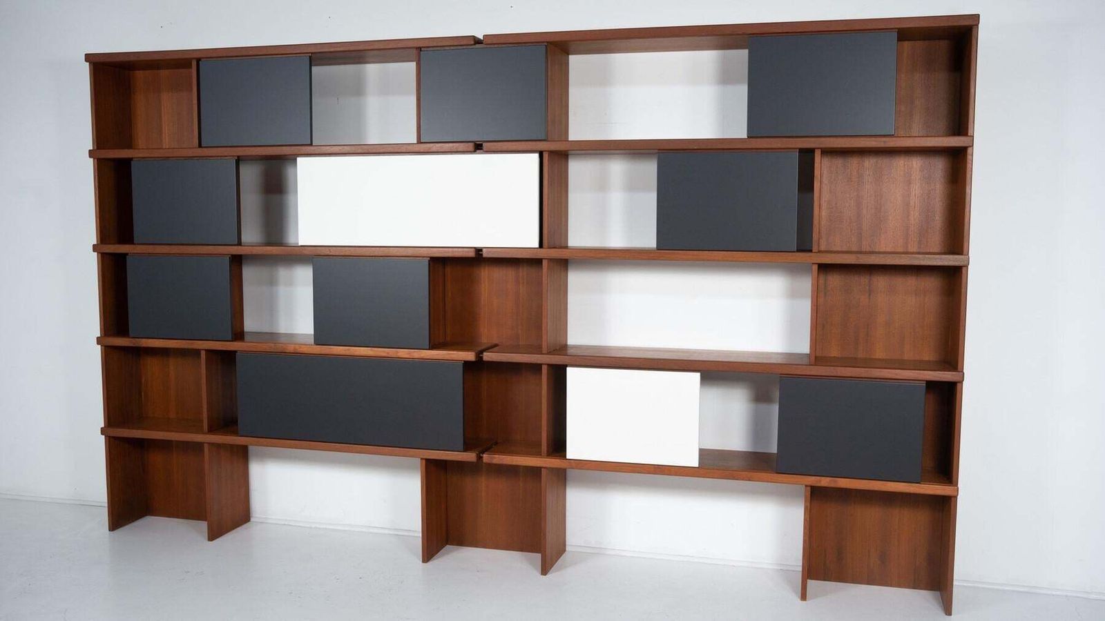 photo buy Mid Century Bookcase By Ilmari Tapiovaara, La Permanente Mobili Cantu, 1950s