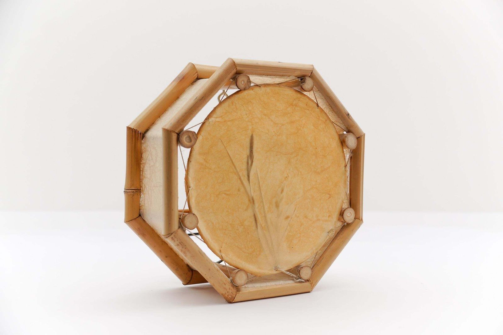 Japanese Wall Lamp Made Of Bamboo And Rice Paper, Mid Century Modern 1960s photo Lighting