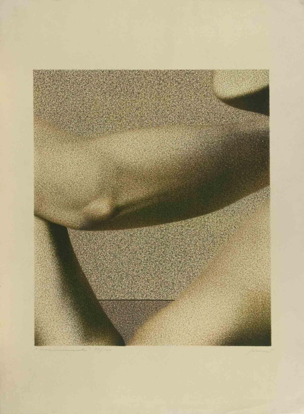 Franco Sarnarifragment   Lithograph By Franco Sarnari   1970s1970s