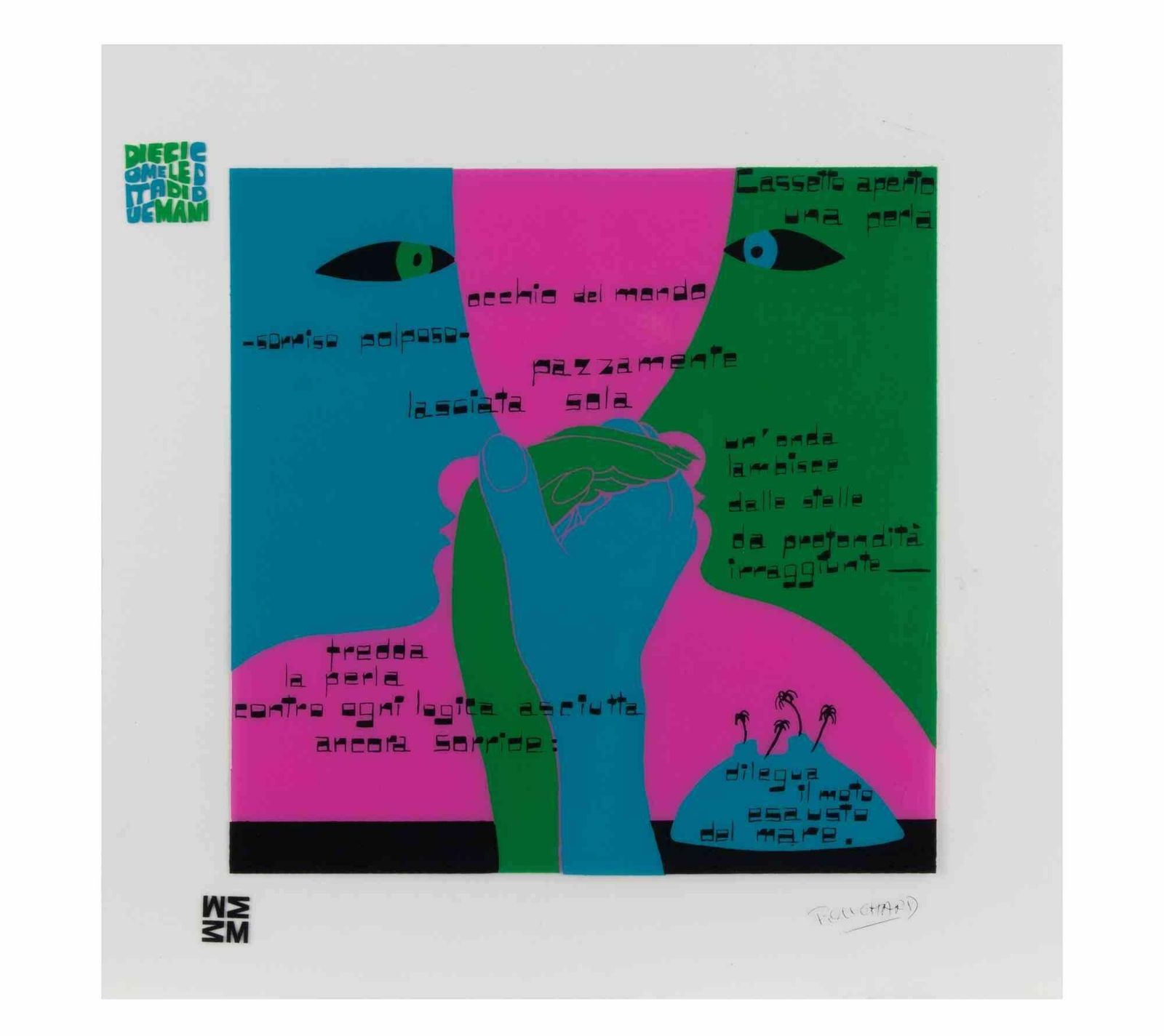 Ennio Poucharduna Perla (A Pearl)   Screen Print By Ennio Pouchard   19731973 photo furniture
