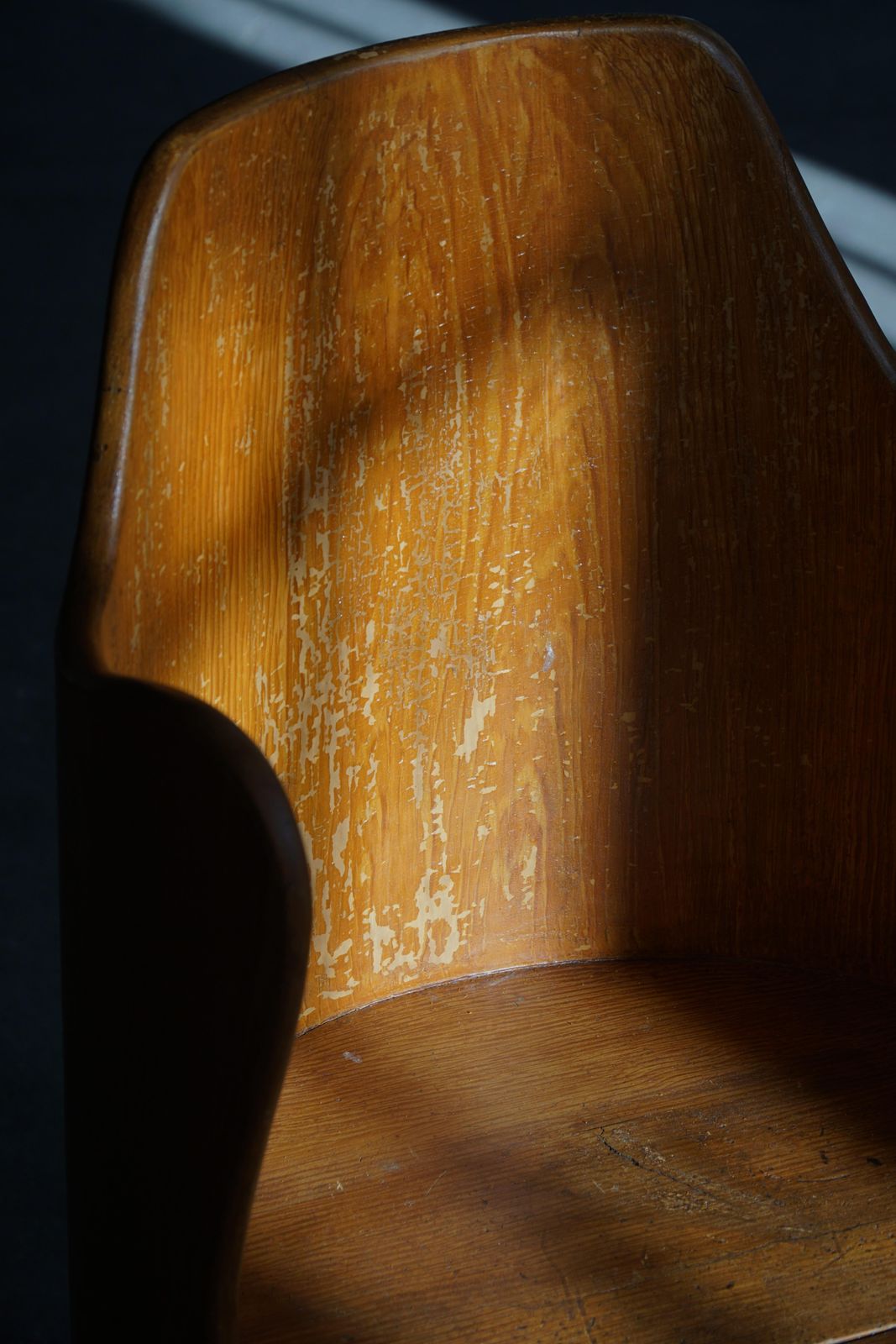 1680.0 Scandinavian Modern, Stump Chair / “Kubstol” In Pine, Mid 20th Century, 1950s photo