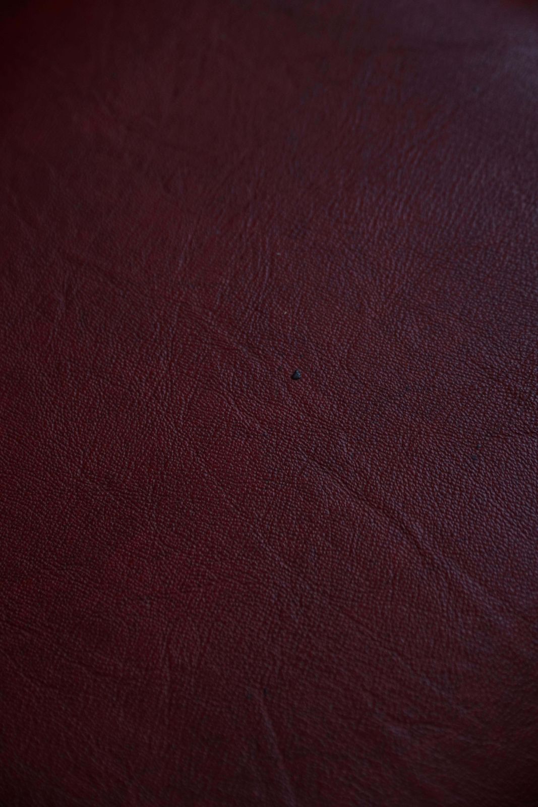 photo vinterior Danish, Mid 20th Century, Carved Oak Footstool With Red Leather Seat, 1950s