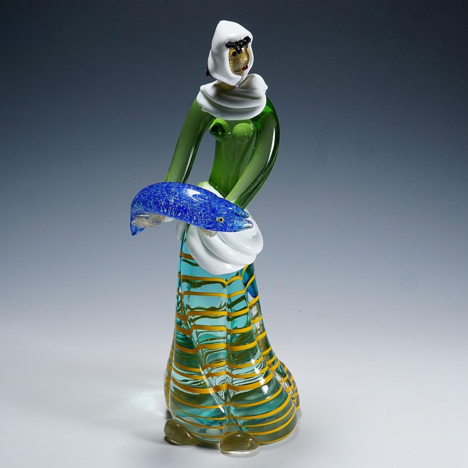 Vintage Murano Glassculpturen Van Anzolo Fuga Voor A.Ve.M., Ca. Jaren 1950 photo Kunst