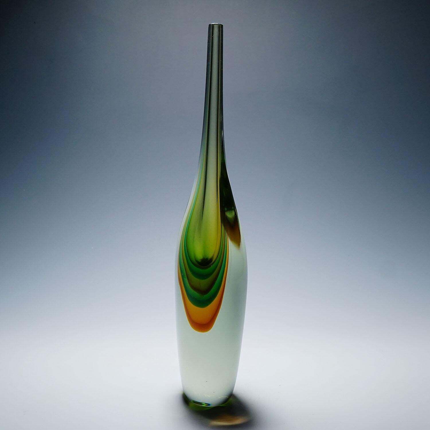 Alfredo Barbini Large Vetro Sommerso Vase Venice Ca. 1960s photo for sale