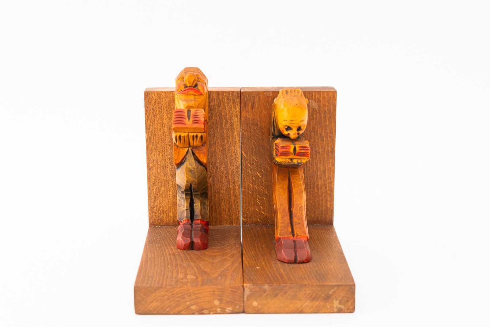 Art Deco Carved Bookends Around 1920s photo vinterior