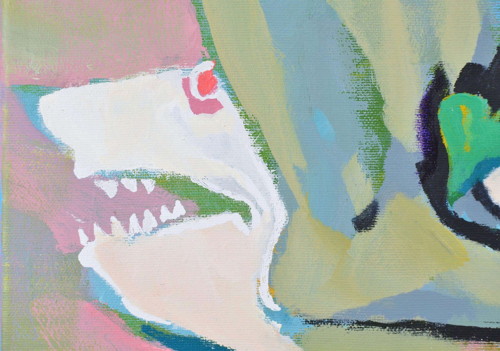 Rauls Zitmaniswaiting For Inspiration… 2011. Acrylic, Canvas. 80x60 Cm2011 photo vinterior