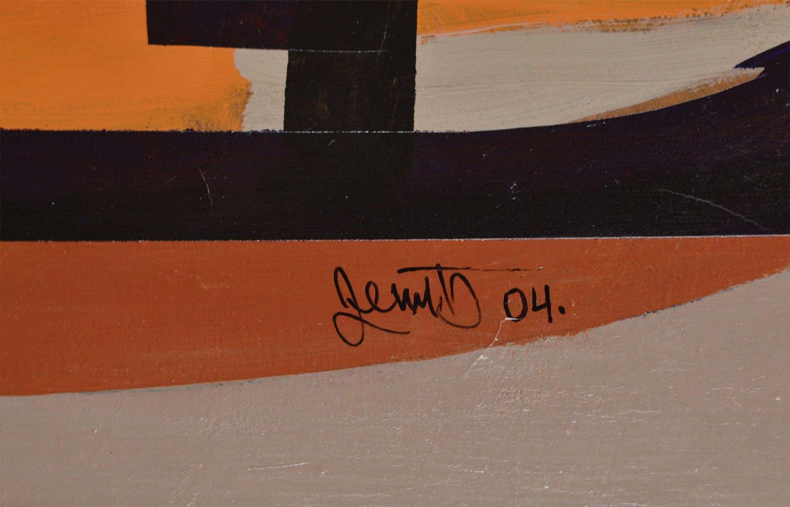 Janis Zemitisthe Game VI. 2004. Oil And Collage On Cardboard, 90x110 Cm2004 photo for sale