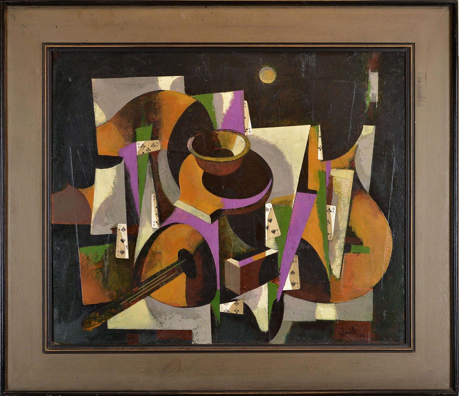 Janis Zemitisin The Middle Of Night. 2004. Oil On Cardboard, 57x69 Cm2004 photo furniture