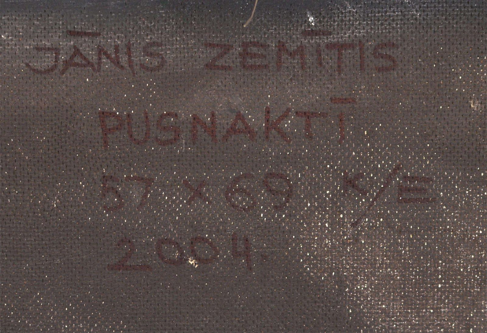 Janis Zemitisin The Middle Of Night. 2004. Oil On Cardboard, 57x69 Cm2004 photo vinterior