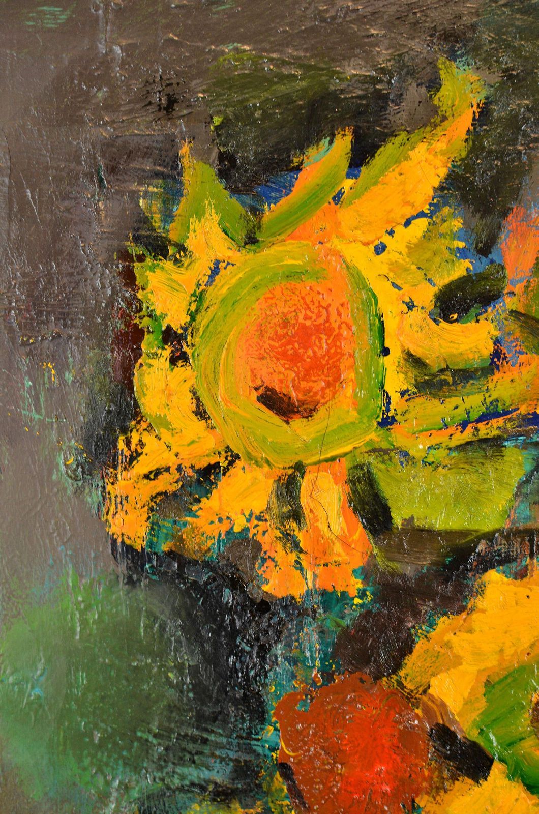Aleksandr Rodin (1922 2001)still Life With Yellow Flowers. Oil On Canvas. 65x54 Cm photo for sale