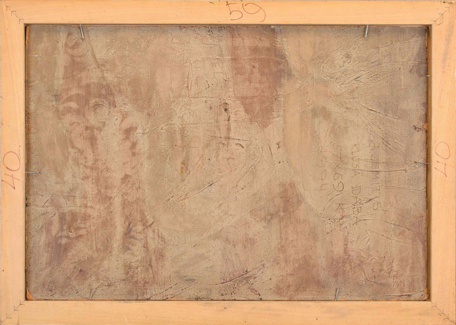 Janis Zemitisstill Life. 1994. Cardboard, Oil, 57x69 Cm1994 photo 1547.0