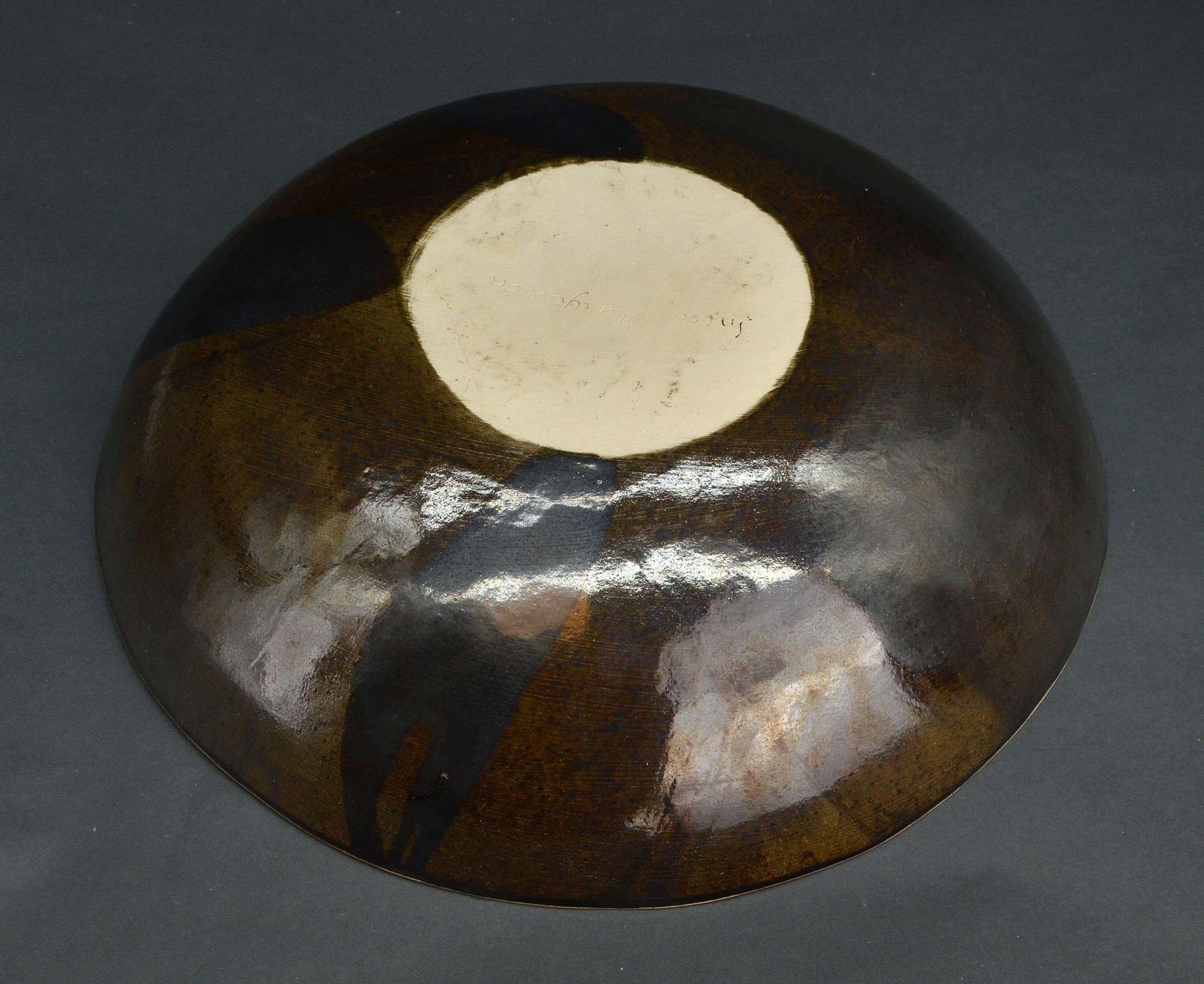Inese Margevica Bowl With Figures, White Stoneware, H 10.5 Cm; D 38 Cm21st Century photo 1059.0