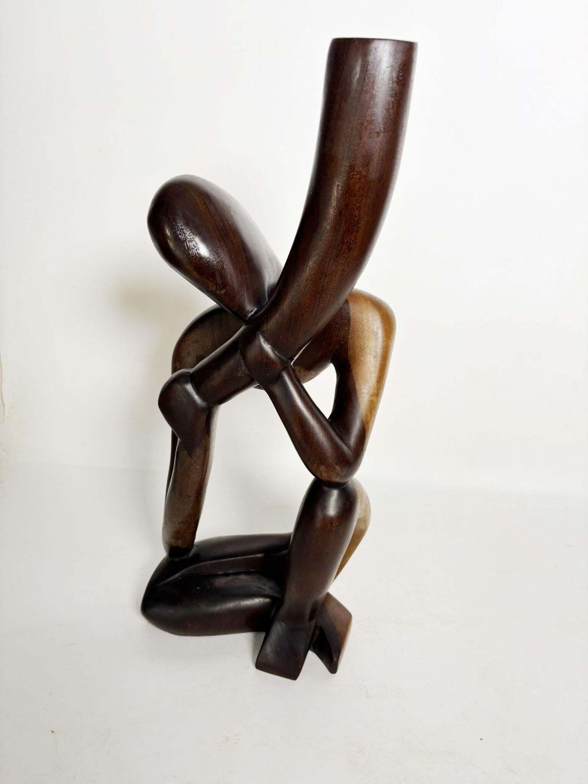 photo furniture Wooden Sculpture Of A Woman's Bust, France, 1980