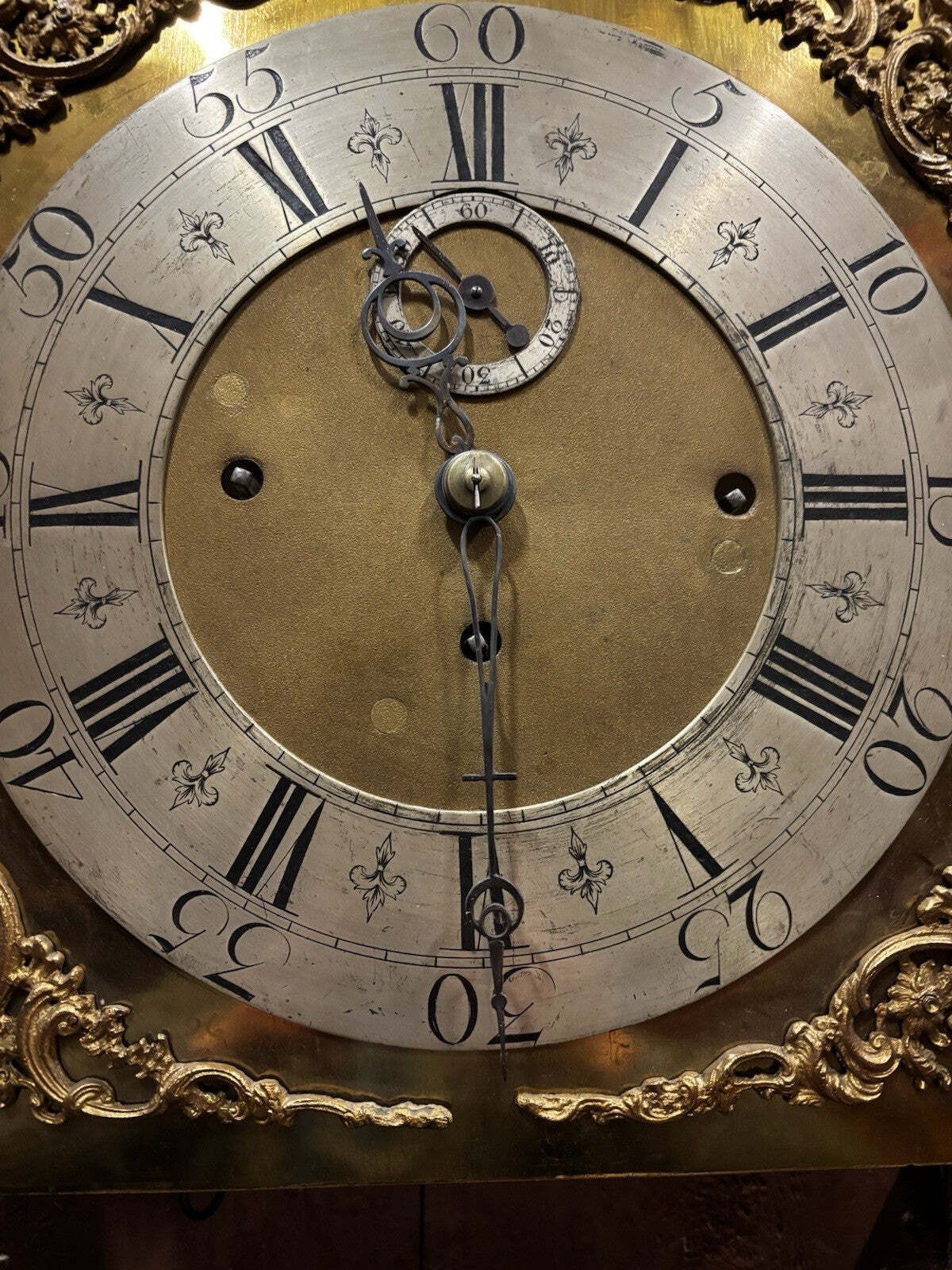 Antique Marquetry Inlaid 3 Weight Musical Longcase Clock, Brass Dial, Superb. photo 1422.0
