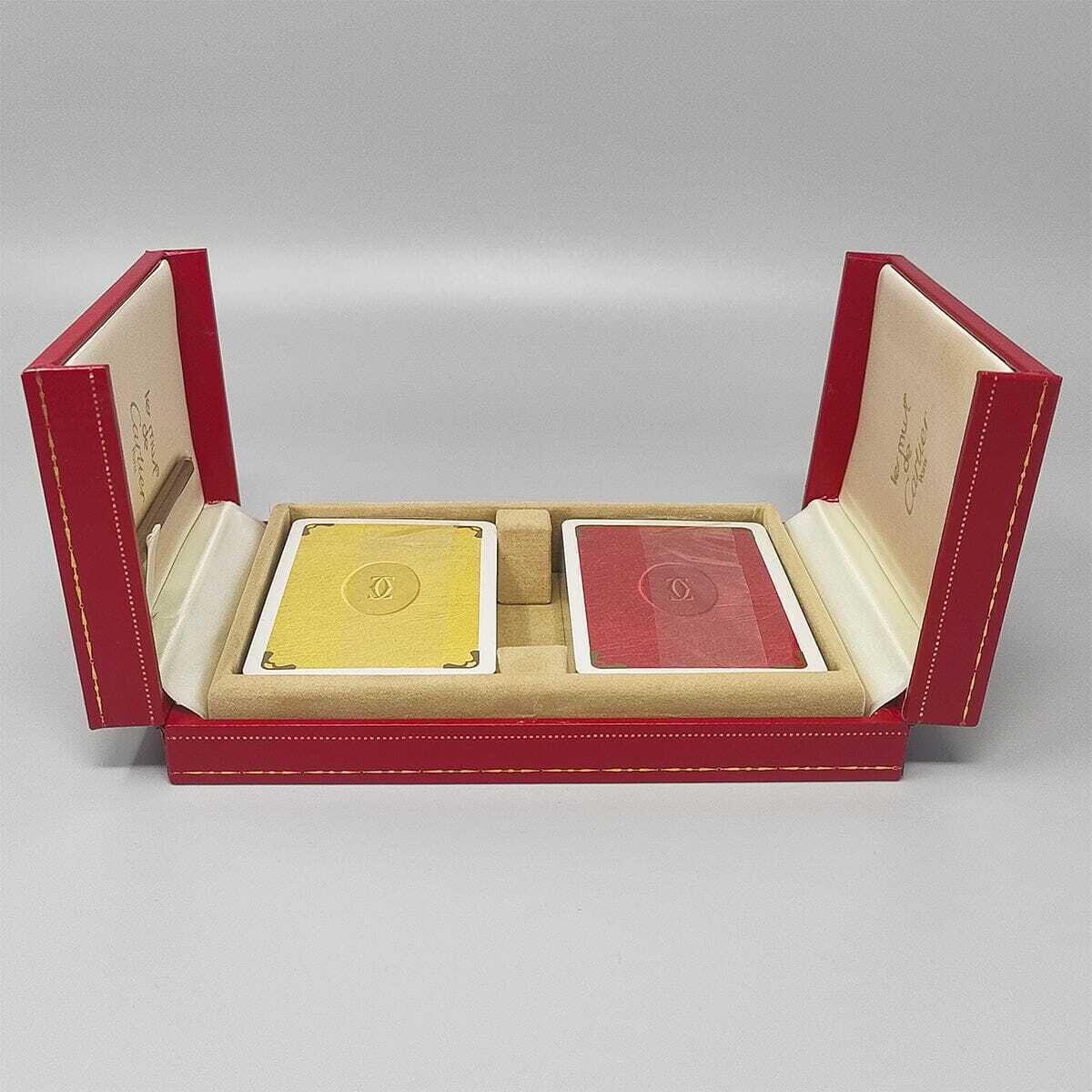 1970s Original Gorgeous Playing Cards Box By Cartier In Excellent Condition. Made In France photo furniture