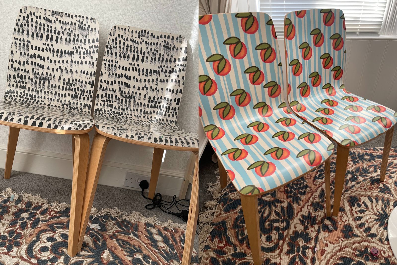 4 X Anthropologie Tamsin Dining Chairs