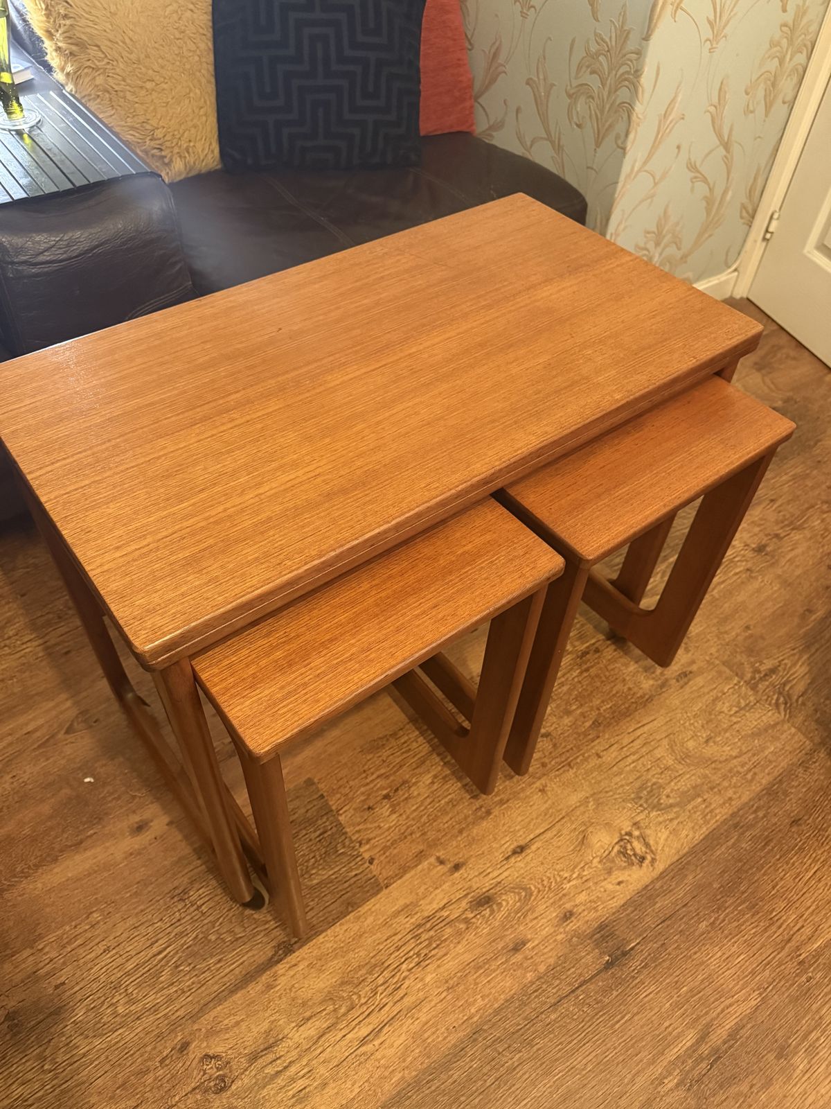 McIntosh Triform Mid Century Metamorphic Tables 1970 Retro Design photo for sale