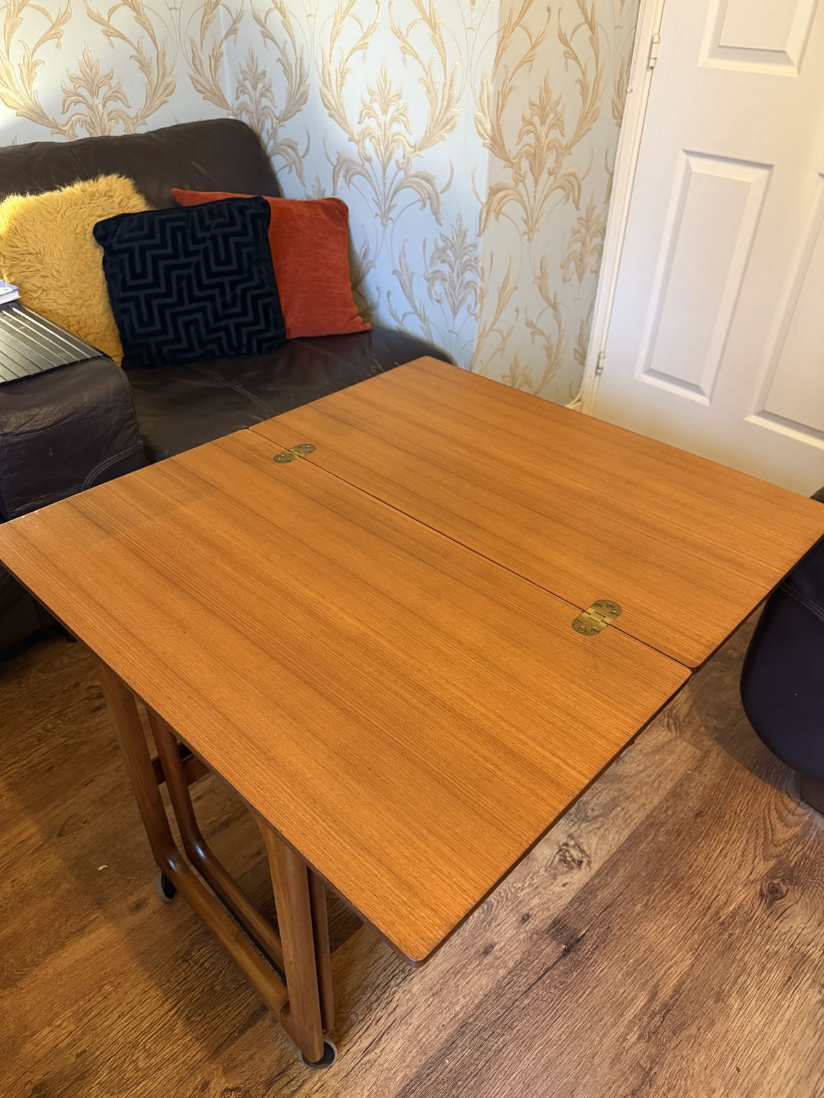 McIntosh Triform Mid Century Metamorphic Tables 1970 Retro Design photo vintage