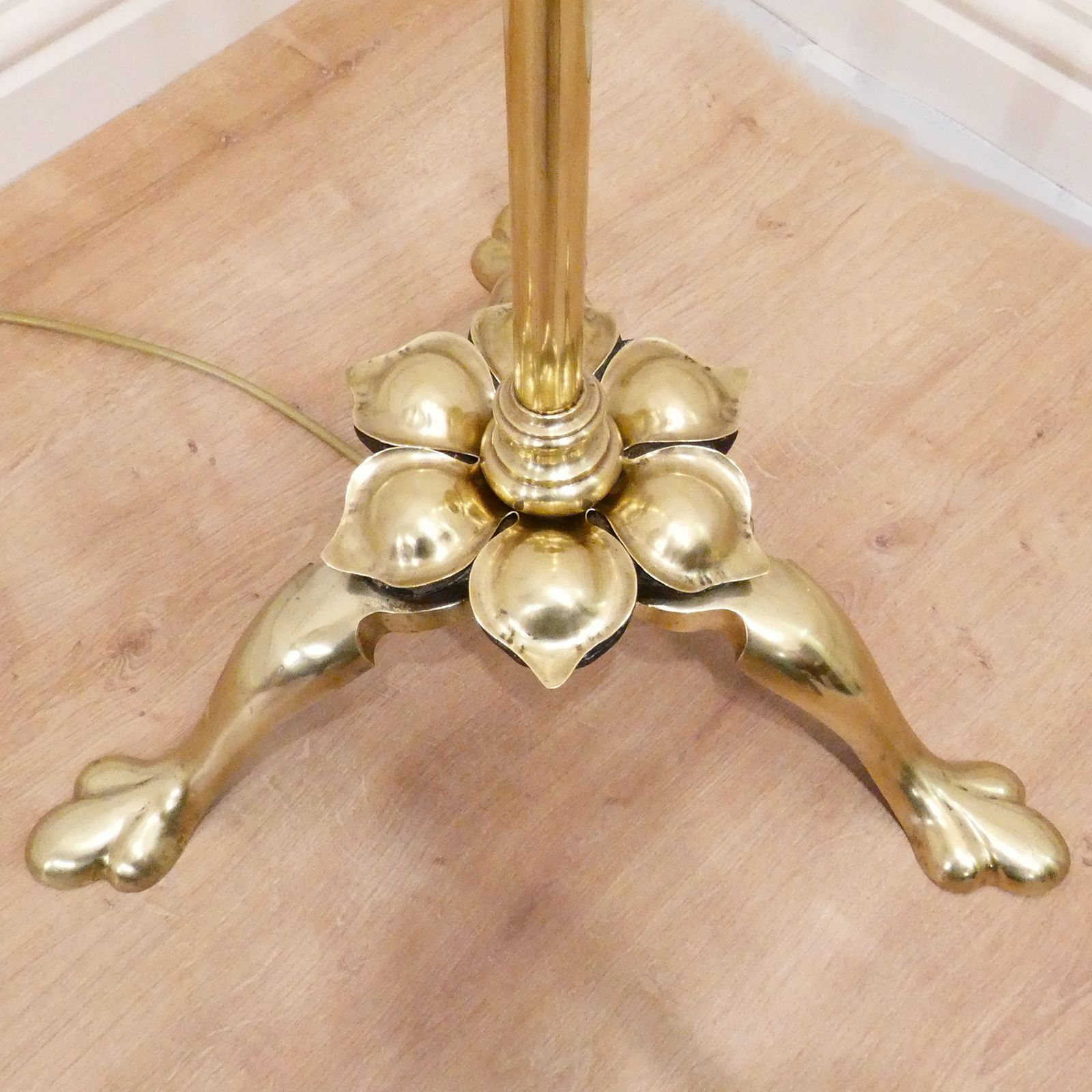 Art Nouveau Brass Floor Lamp, 1800s photo furniture