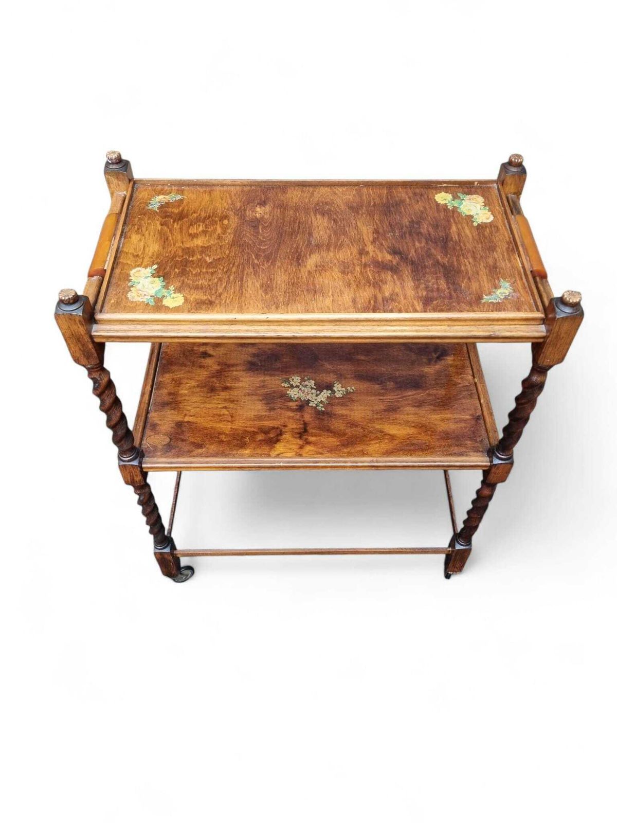 Antique Wooden Tea Trolley / Serving Trolley / Removable Tray / C1920 / Free Delivery photo for sale