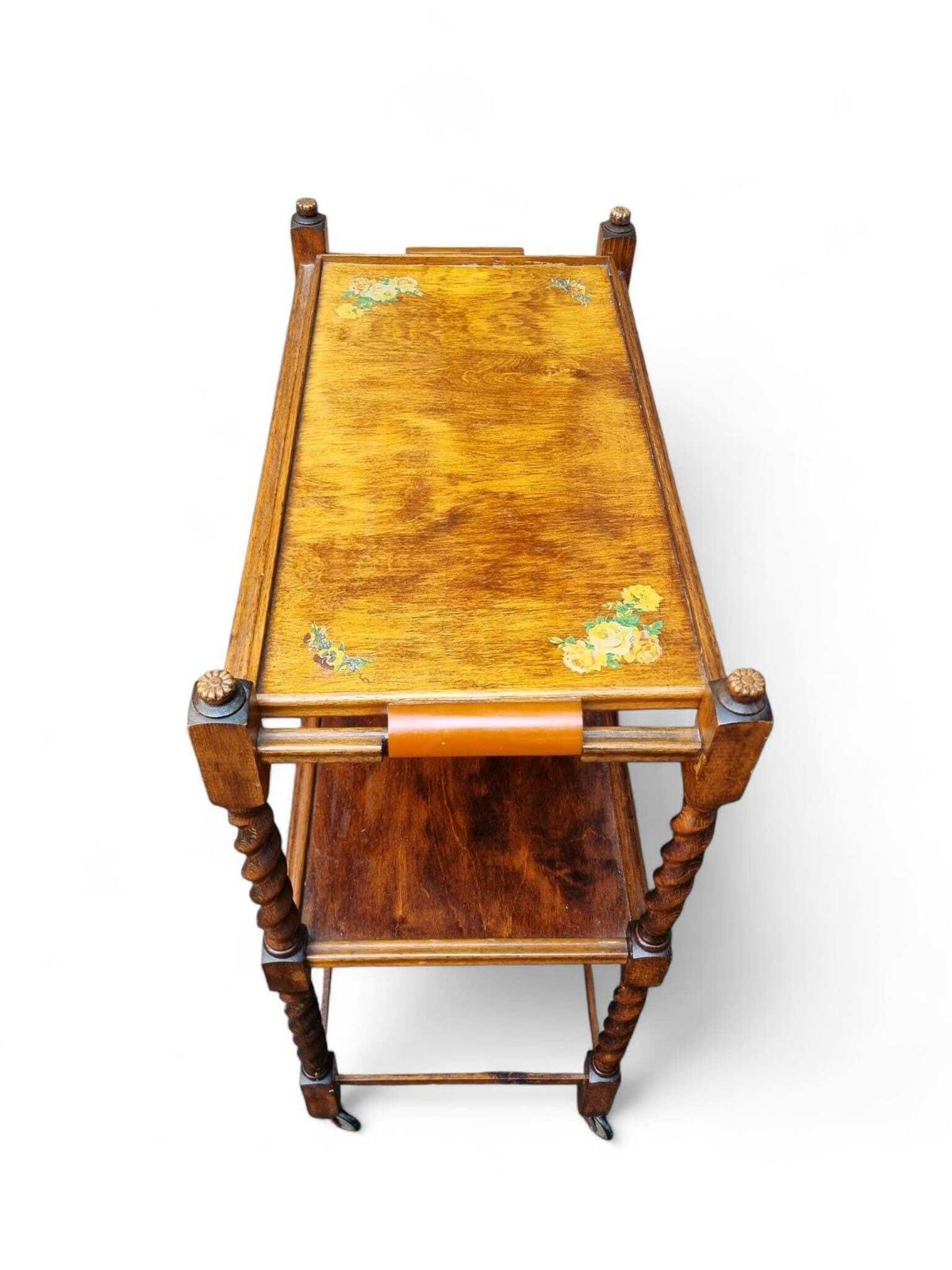 Antique Wooden Tea Trolley / Serving Trolley / Removable Tray / C1920 / Free Delivery photo Furniture