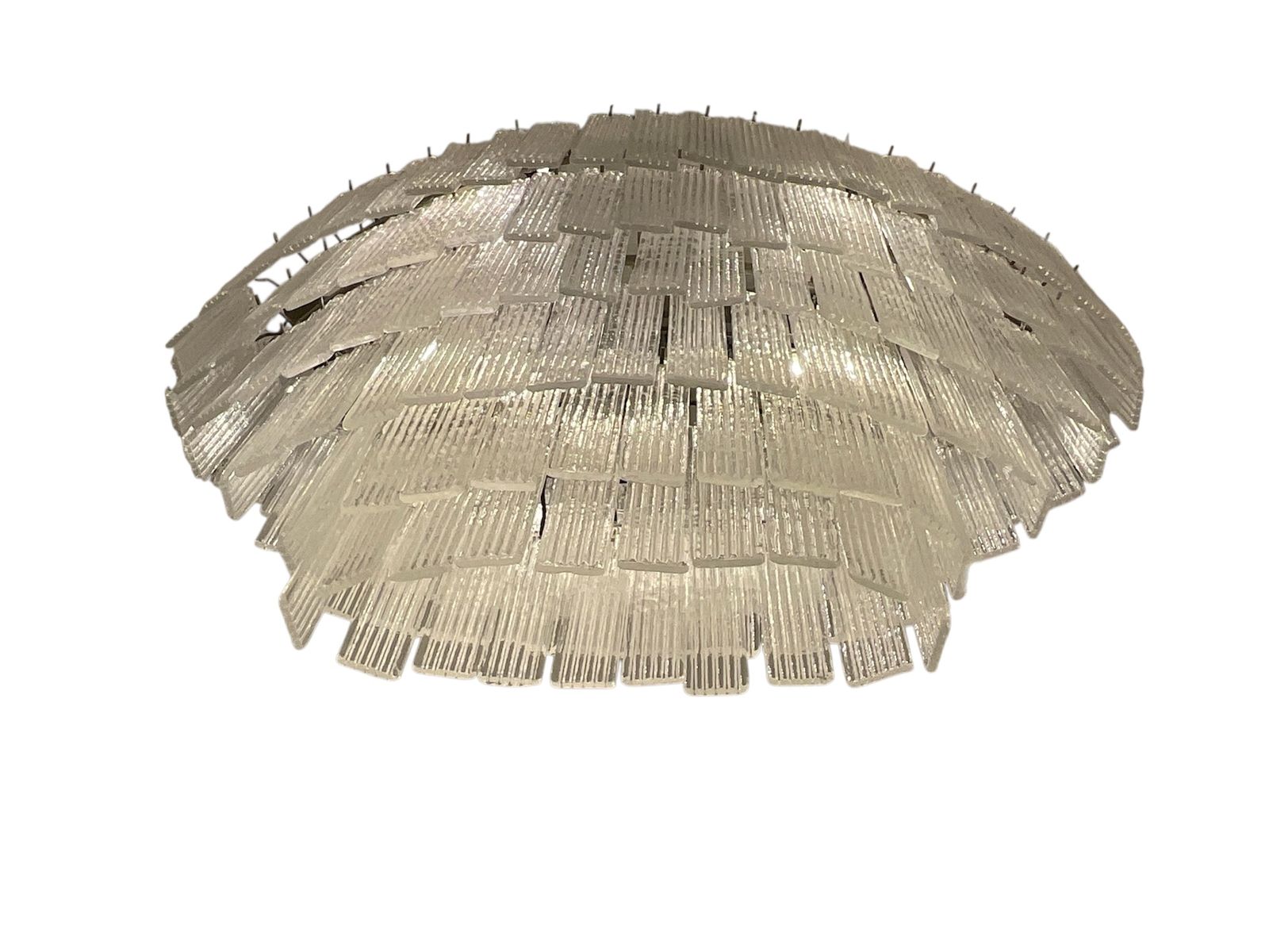 Italian Murano Piastre Glass Chandelier photo 6000.0