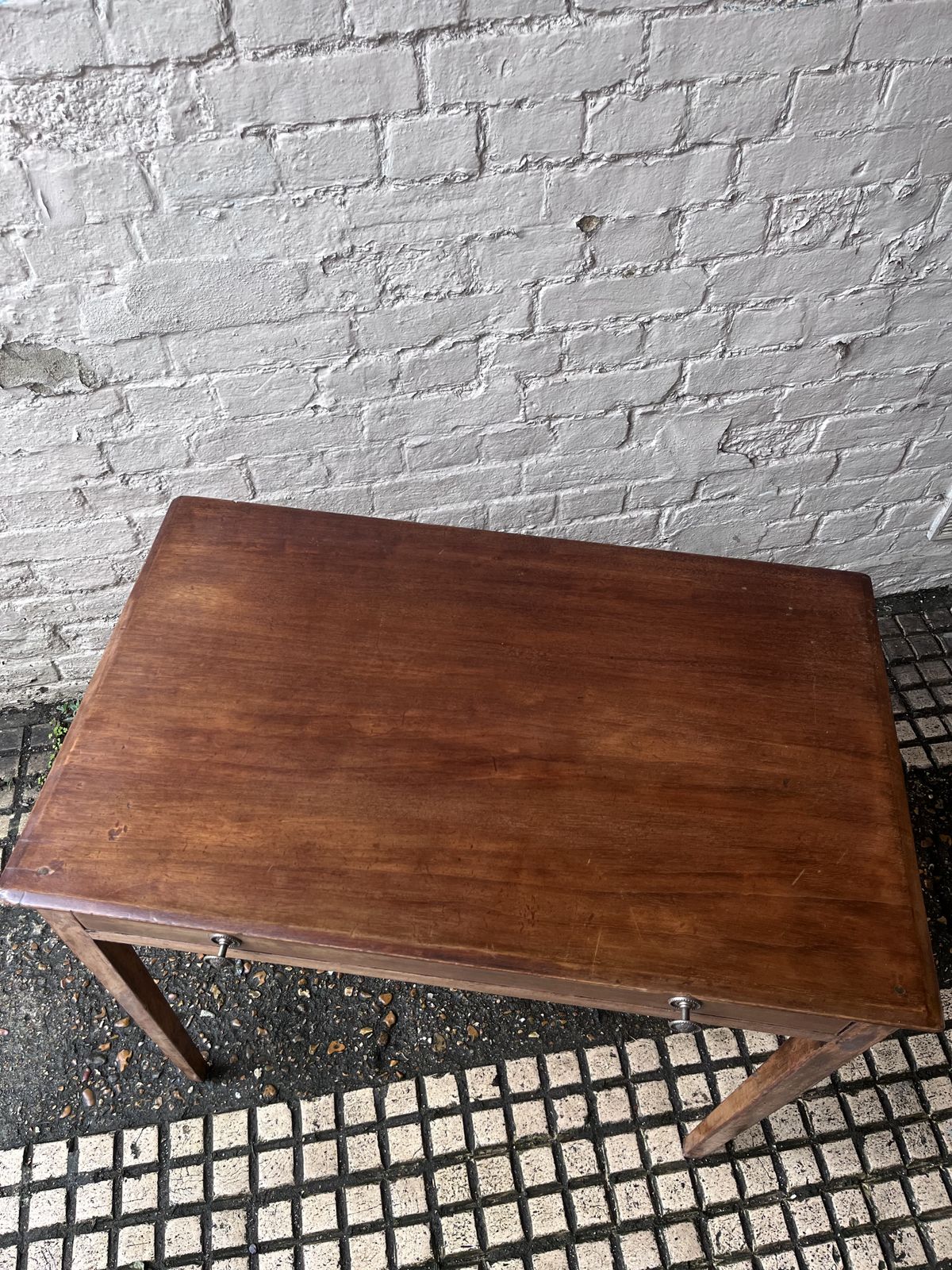 Antique George III Mahogany Side Table photo furniture